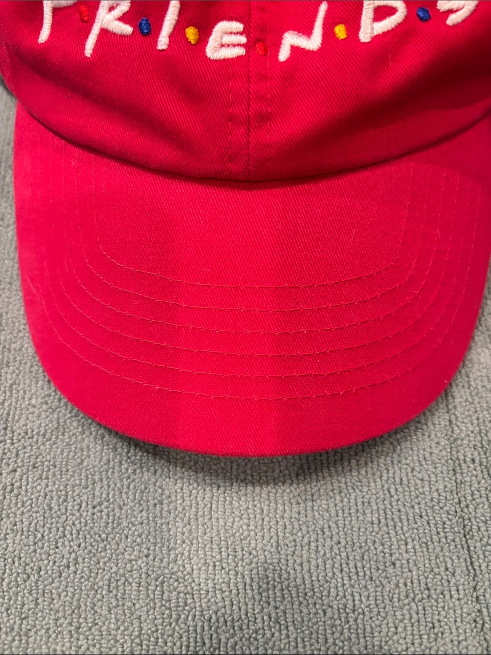 Friends Embroidered Pink Baseball Cap - Picture 7 of 8